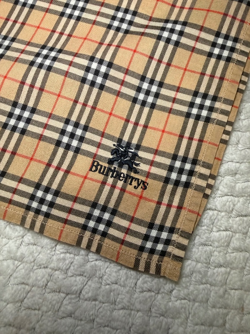 Vintage Burberrys nova check scarf/hanky
